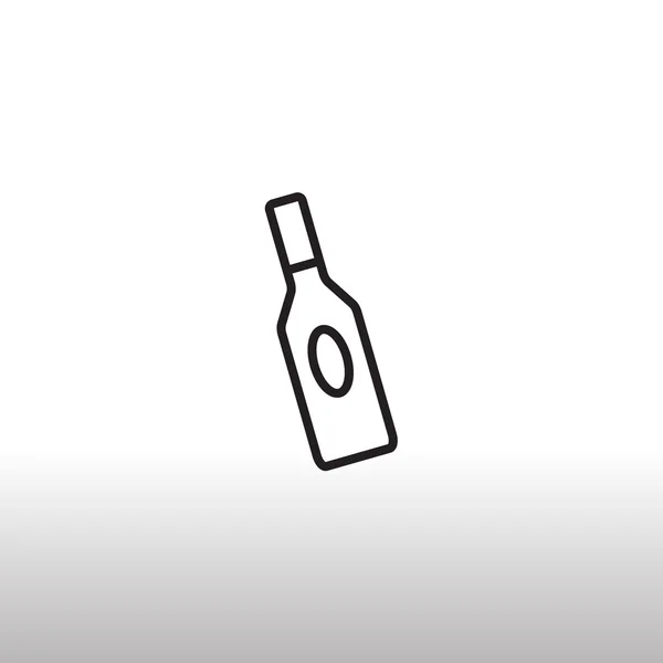 Ikon botol cair - Stok Vektor
