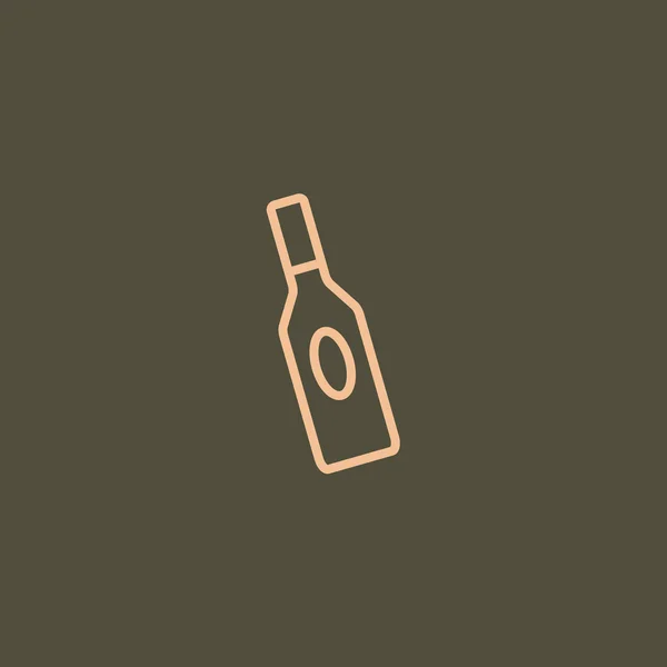Значок жидкой бутылки — стоковый вектор