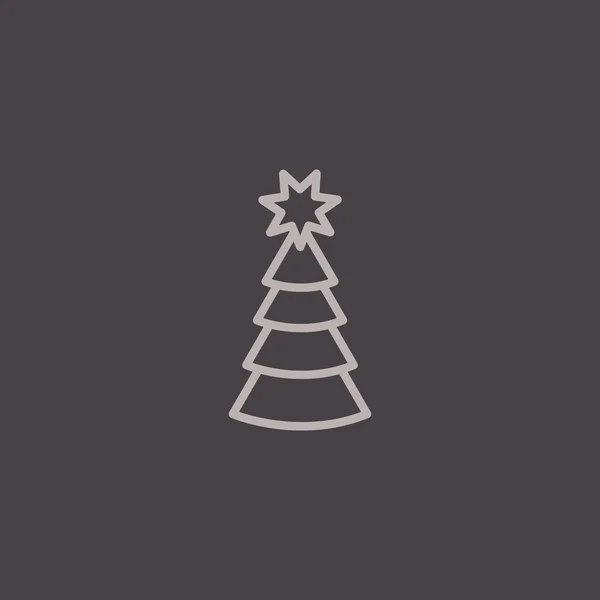 Ícone de árvore de Natal . —  Vetores de Stock