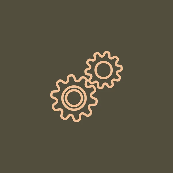 Gear, cogwheels icon — Stock Vector