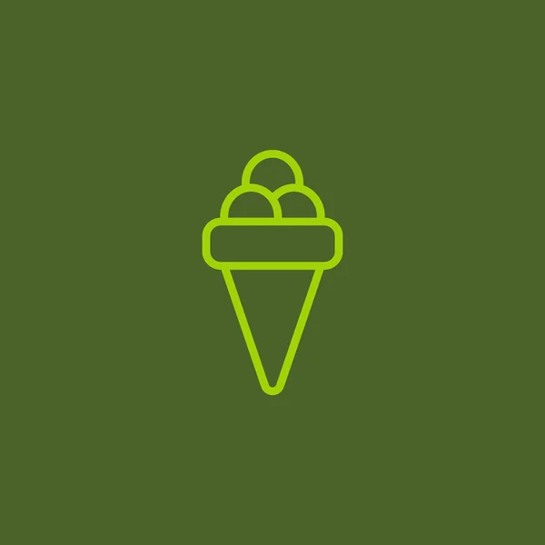 Icono de helado — Archivo Imágenes Vectoriales