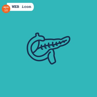 insan pankreas organ simgesi