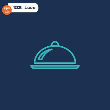 Restoran cloche simgesi 