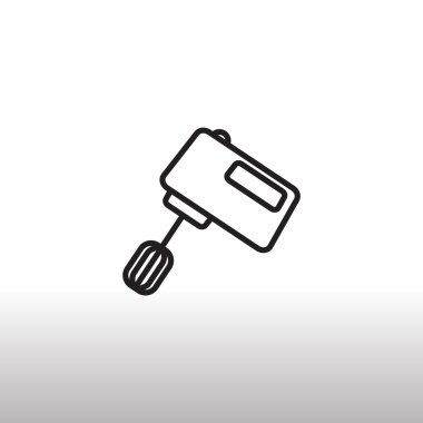 mutfak elektrikli karıştırıcı simgesini