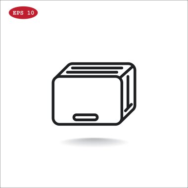 mutfak ekmek kızartma makinesi simgesini