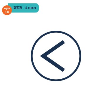 Arka kapağı transparan, önceki ok simgesi