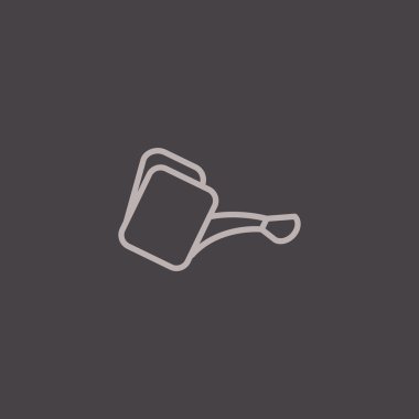 Düz simgesi sulama. 