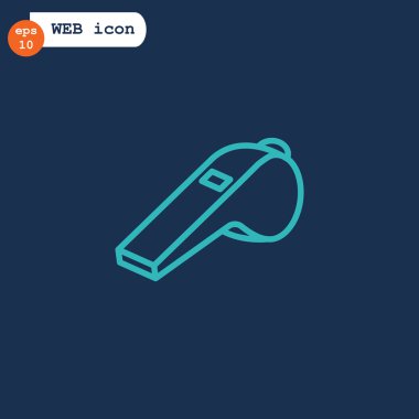 Hakem düdük simgesi