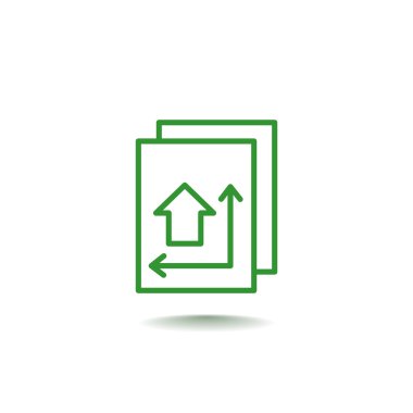 İnşaat planı simgesi