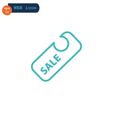 yüzde işareti, web simgesi indirim. 