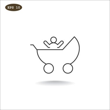 Bebek arabası simgesi