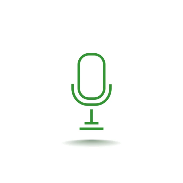 Voice microphone icon — Stock Vector