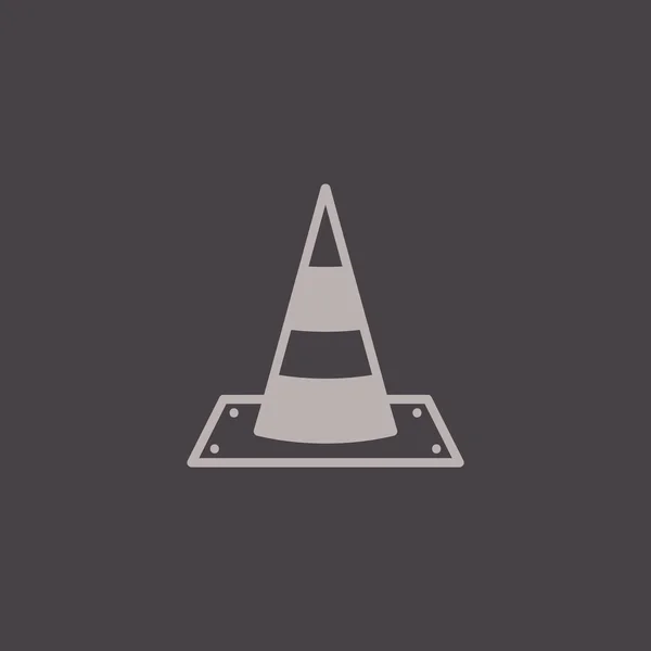 Иконка дорожного конуса — стоковый вектор