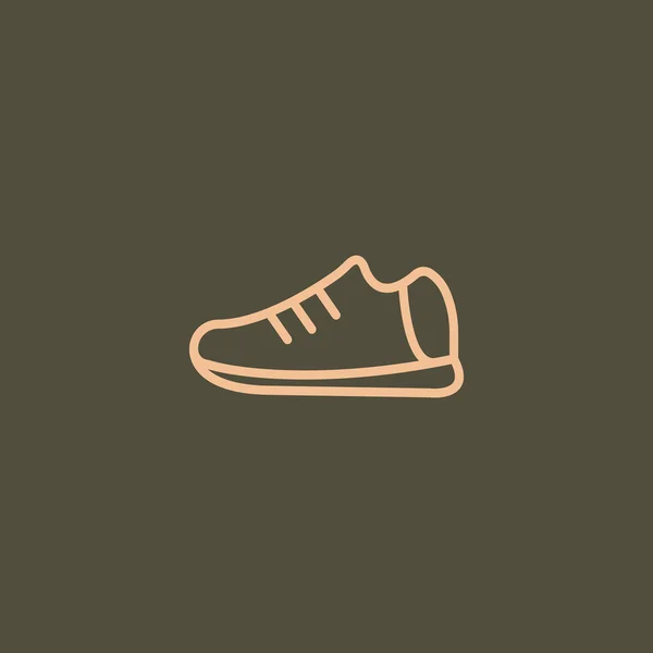 Sport sko ikon — Stock vektor
