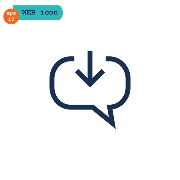 Comments chat icon — Stock Vector