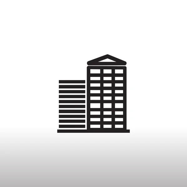 Icono del edificio de apartamentos — Vector de stock