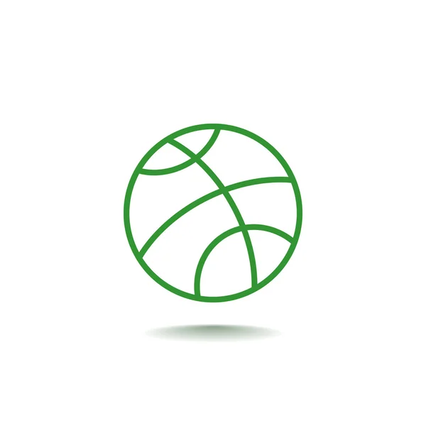 Basketball-Ikone — Stockvektor