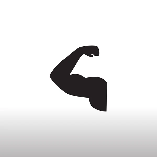 Icono bíceps atleta — Archivo Imágenes Vectoriales