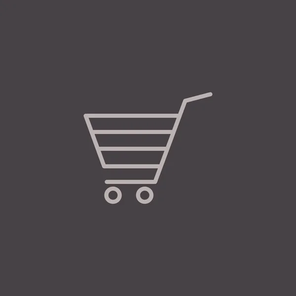 Icono del carrito de compras — Vector de stock