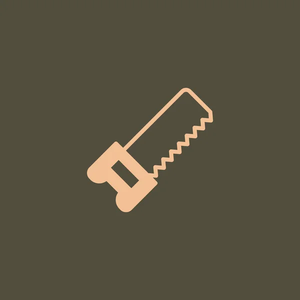 Icono de la herramienta hacksaw — Vector de stock