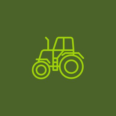 çiftlik traktörü simgesi
