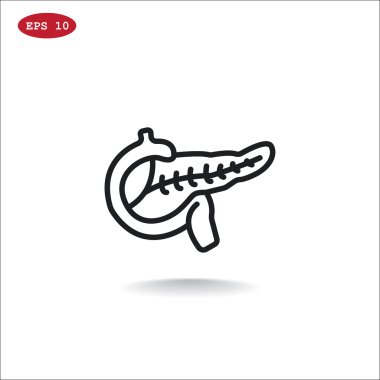 insan pankreas organ simgesi