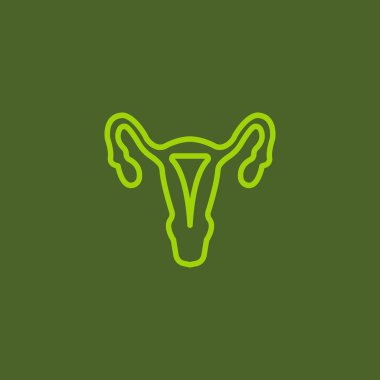 kadın üreme sistemi simgesi
