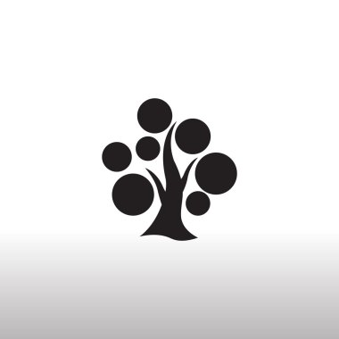 soyut ağaç simgesi