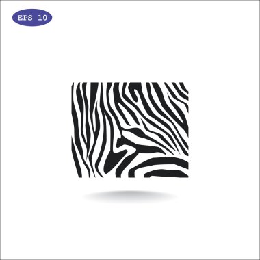 Zebra deri desen simgesi