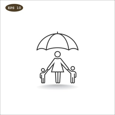 Aile Koruma simgesi.  