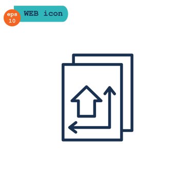 İnşaat planı simgesi