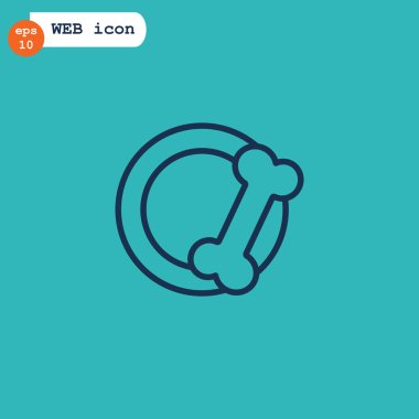 kase için evde beslenen hayvan yiyecek simgesi