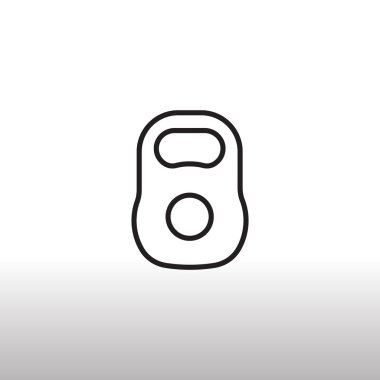 ağırlık düz simgesi