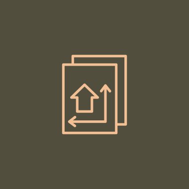 İnşaat planı simgesi