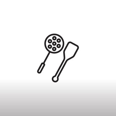 spatula ve Kepçe simgesi