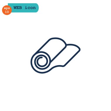 rulo duvar kağıdı simgesinin