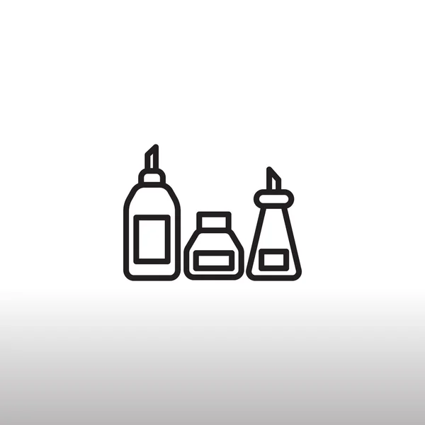厨房瓶设置的图标 — 图库矢量图片