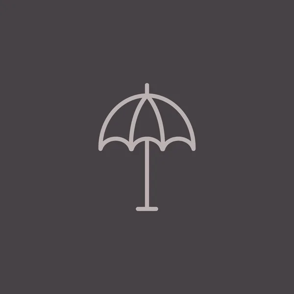 Beach Umbrella icon — Stock Vector