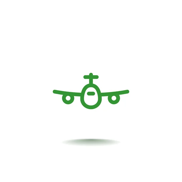 Flying airplane icon — Stock Vector