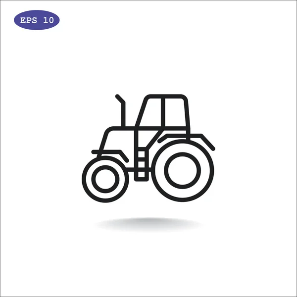 农场拖拉机图标 — 图库矢量图片