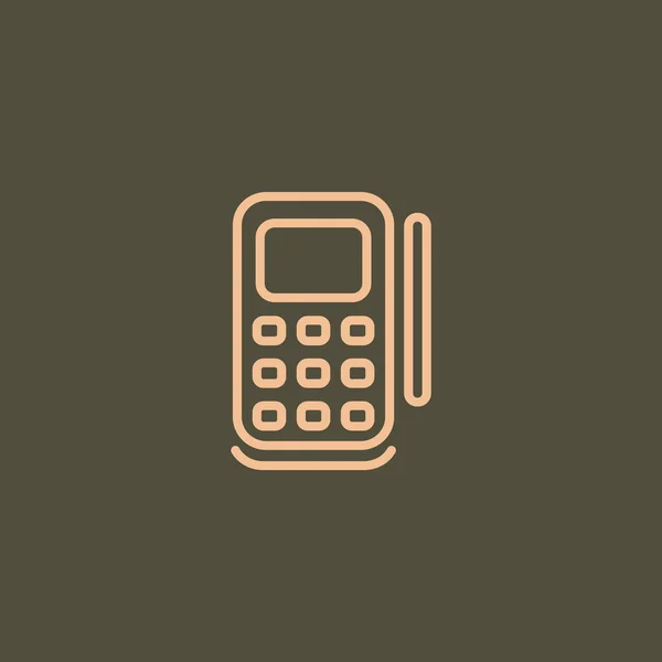 Mobiele telefon pictogram — Stockvector