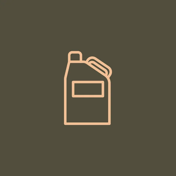 Petrol bidon simgesi — Stok Vektör