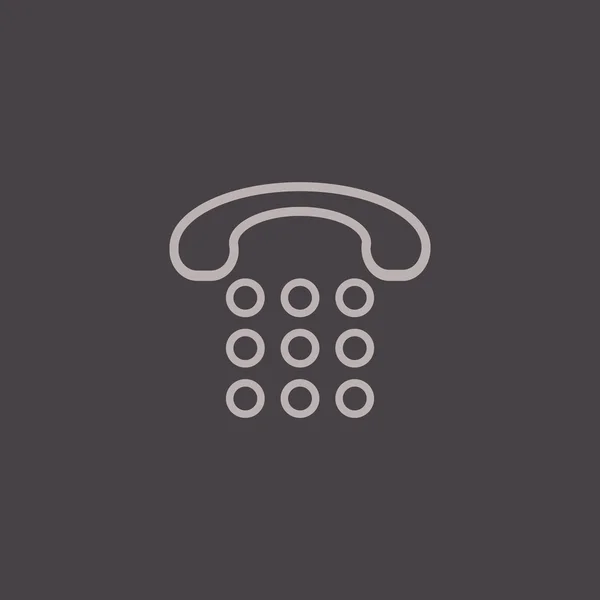 Telefoon, oproep pictogram — Stockvector