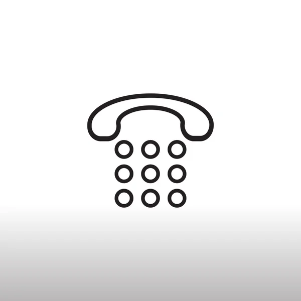 Telefoon, oproep pictogram — Stockvector