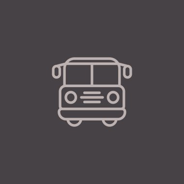 okul servisi simgesi