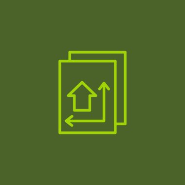 İnşaat planı simgesi