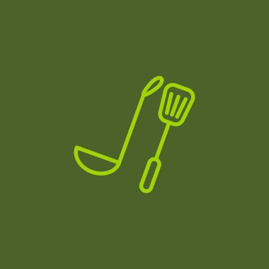 spatula ve pota simgesi