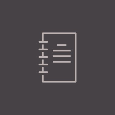 iletişim kitabı simgesi. 