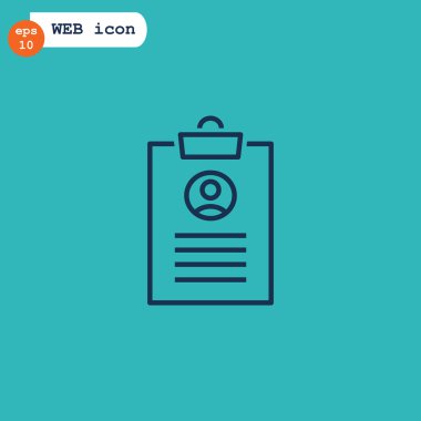 düz Panosu simgesi. 