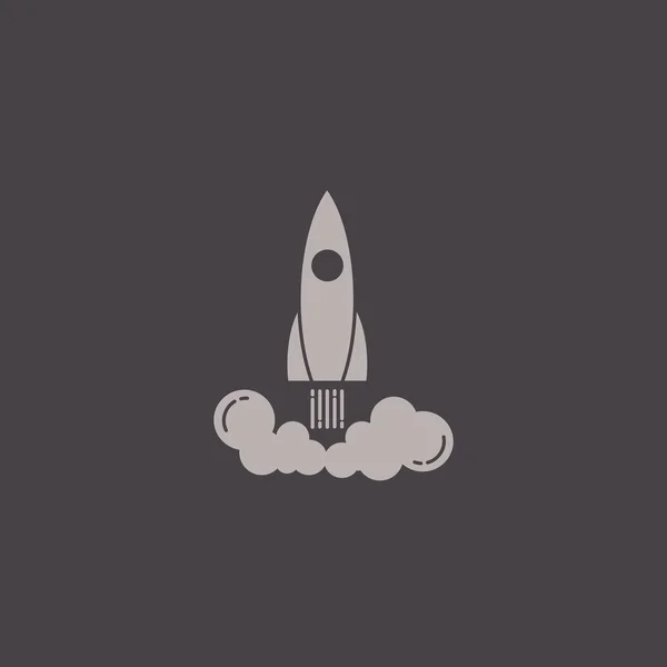 Space rocket icon — Stock Vector